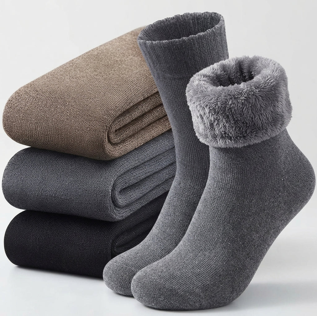 Blundun – Myke og varme fluffy vintersokker