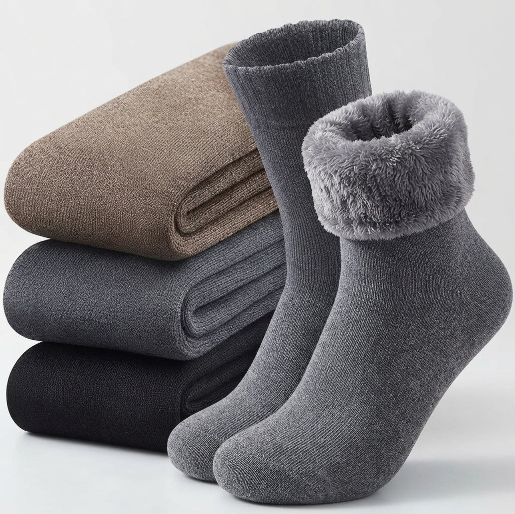 Blundun – Myke og varme fluffy vintersokker
