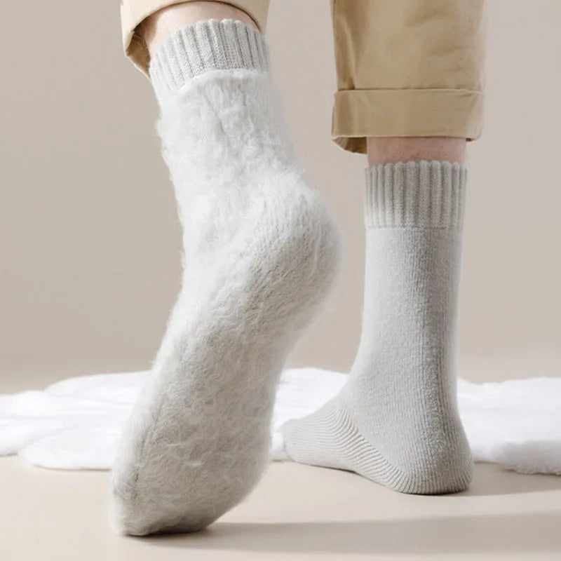 Blundun – Myke og varme fluffy vintersokker