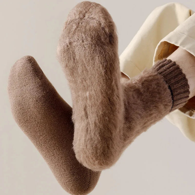Blundun – Myke og varme fluffy vintersokker